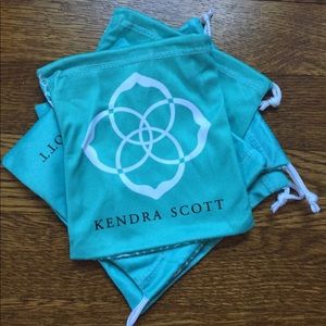 Lot of (5) Kendra Scott pouches